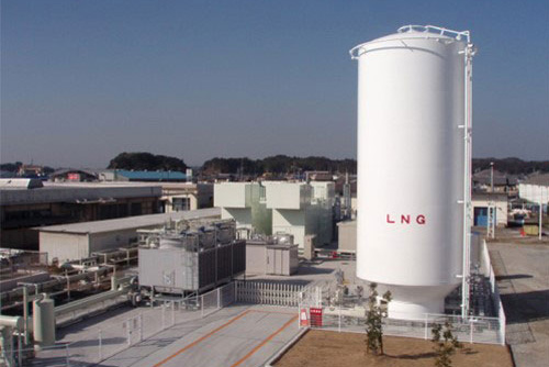 [Photo] Cogeneration system at Kakegawa Factory