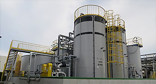 [Photo] Wastewater processing equipment at the Toyooka Factory