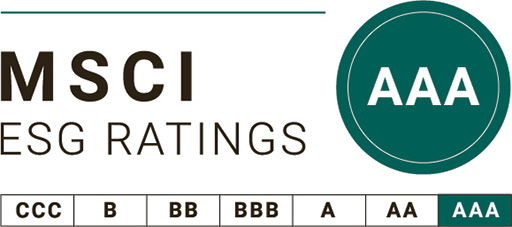 [Logo] MSCI ESG rating