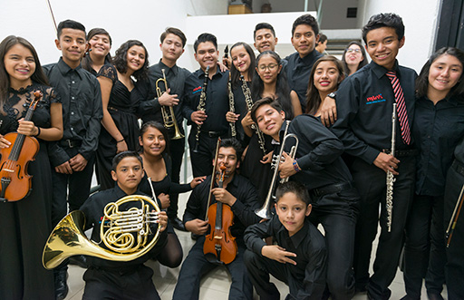 [Photo] Youth development orchestra and band organization (Mexico)
