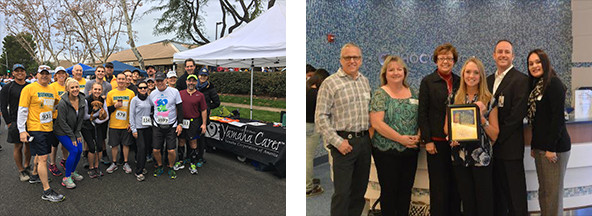 [Photo] Employees raising funds through half marathon to be donated to Children’s Hospital of Orange County
