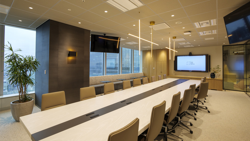 [Photo] Office remote meeting system