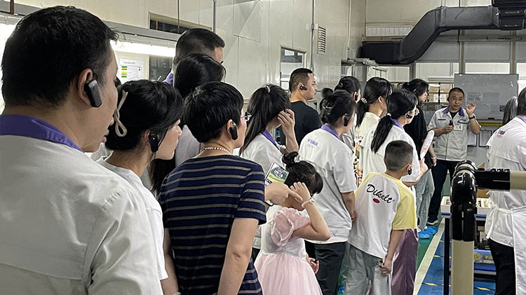 [Photo] Family factory tour (Xiaoshan Yamaha Musical Instruments)