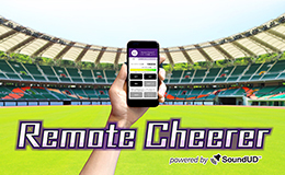 Remote cheering system.