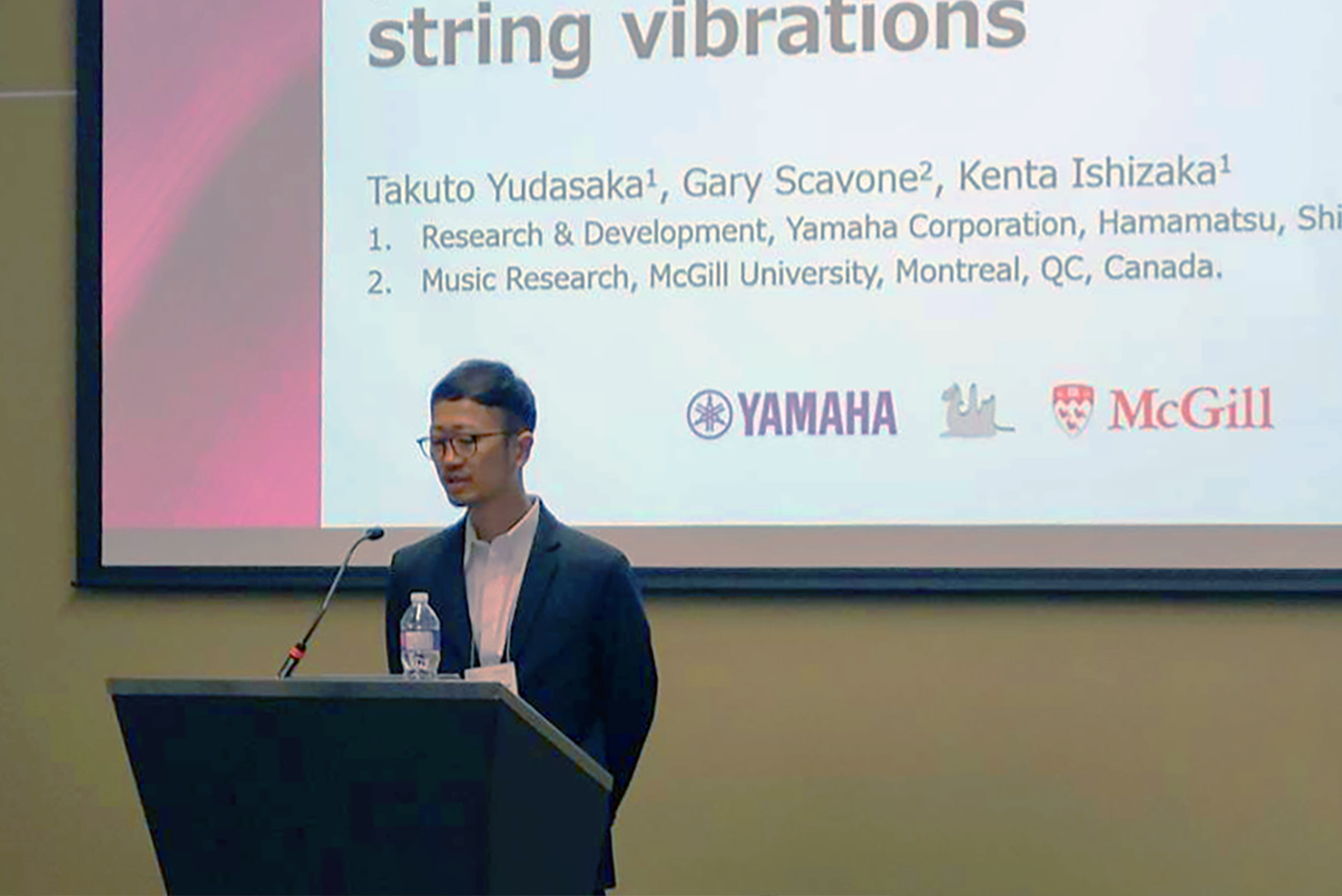 画像: Report on the Results of Joint Research with McGill University at the Acoustical Society of America’s Meeting