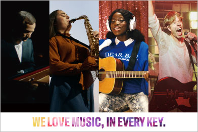 [Thumbnail] WE LOVE MUSIC, IN EVERY KEY.