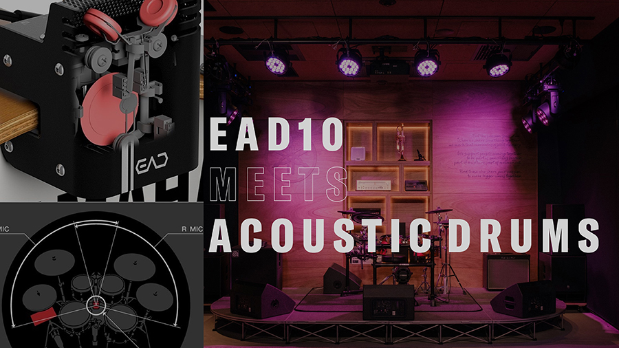 [画像] ステージで！EAD10×Acoustic Drumを体験！