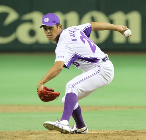 [ 画像 ] 川野投手(JR東海からの補強選手)も無失点で試合を締めくくる好投。