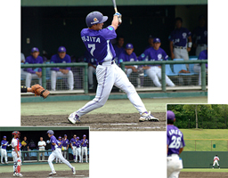[ 画像 ] 5回表1死走者無しから、左翼席へ先取点となる本塁打を放った藤田選手