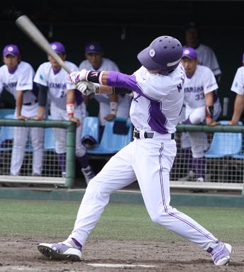[ 画像 ] 永田選手（ヤマハビジネスサポート所属）は２安打を放ち、連日の活躍。