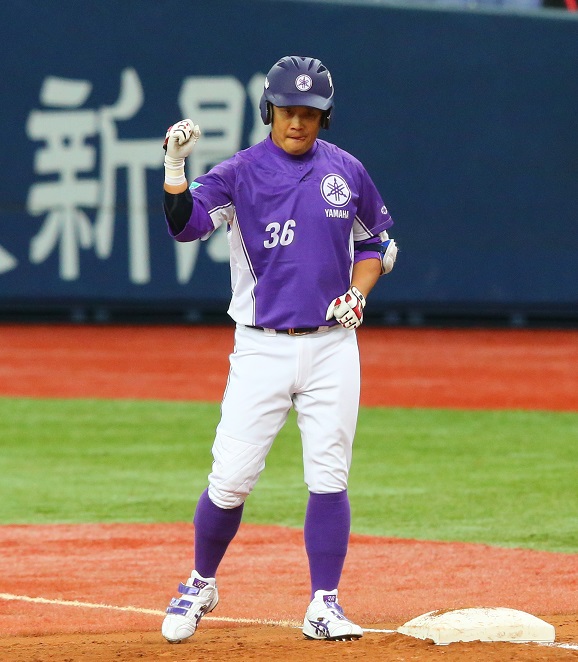 [ 画像 ] ２安打１打点、全打席出塁と活躍した佐藤選手。