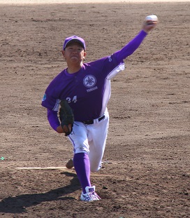 [ 画像 ] 先発　6回まで粘り強く投げた　長谷川亮佑投手