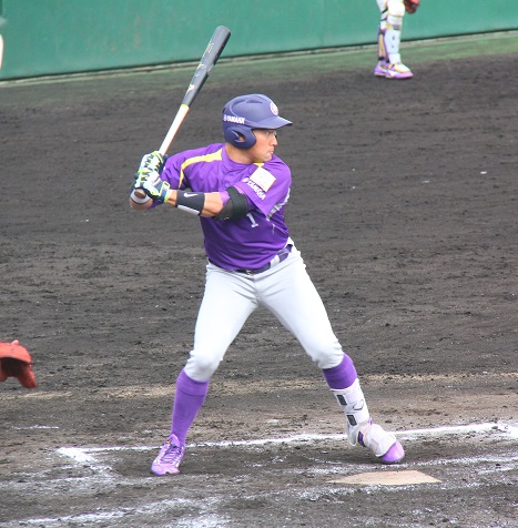 [ 画像 ] 二塁打を打った矢幡選手