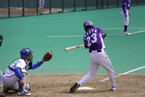 [ 画像 ] ３塁打を含む２安打の永田選手。