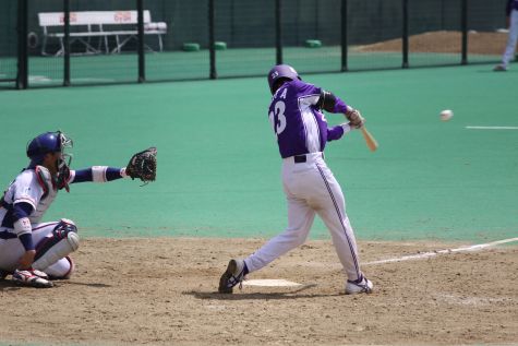 [ 画像 ] 今日も３安打の活躍のフレッシュ永田選手。