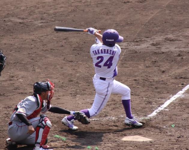 [ 画像 ] ２塁打２本を含む４安打を放った高橋選手。