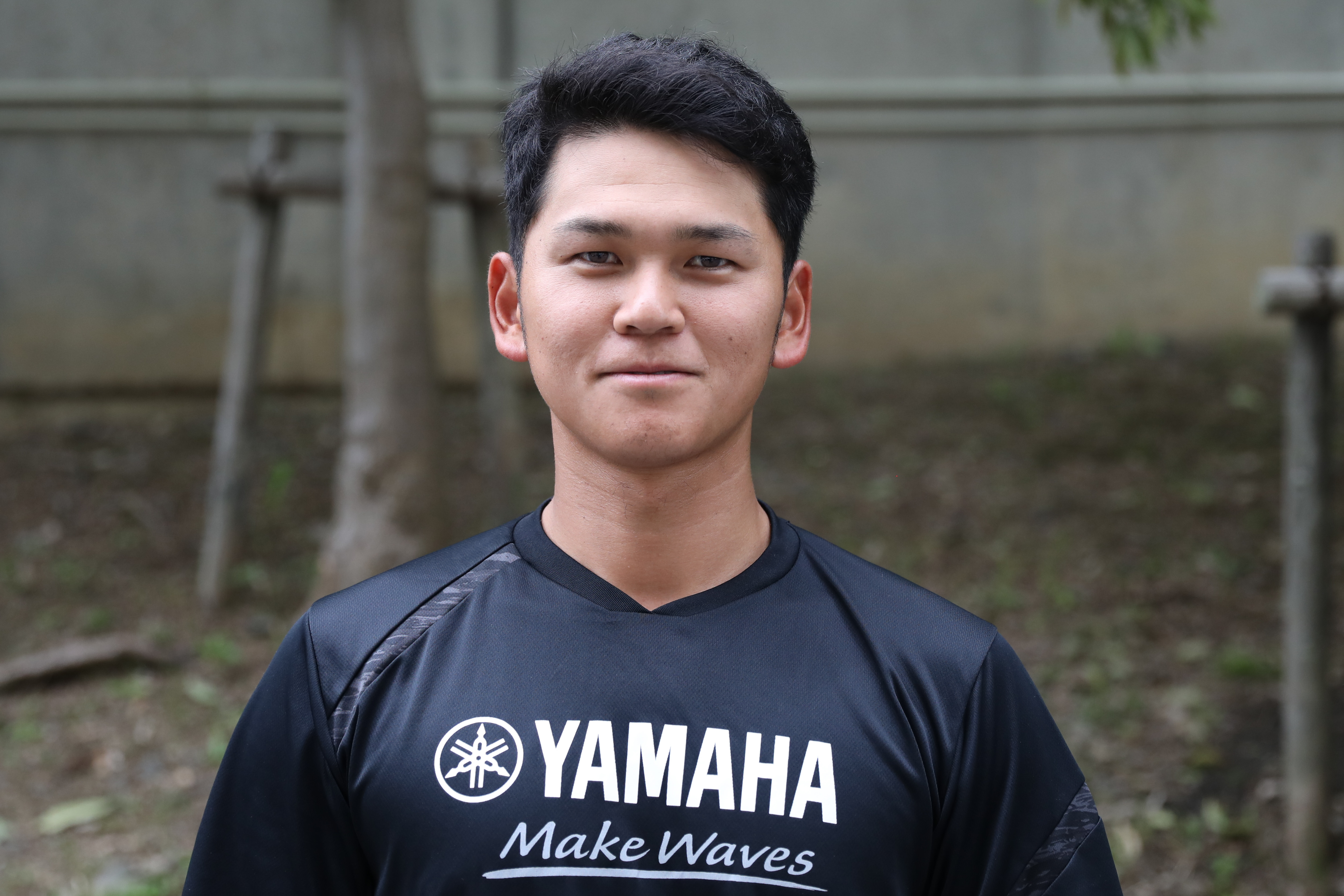 [ 画像 ] 3回に2点タイムリー3塁打を放った大本選手　「ピッチャーがみんな自分の持ち味出しながらよく投げてくれました！バッティングはチャンスで一本打てたので良かったです。 明日の試合も頑張ります！」