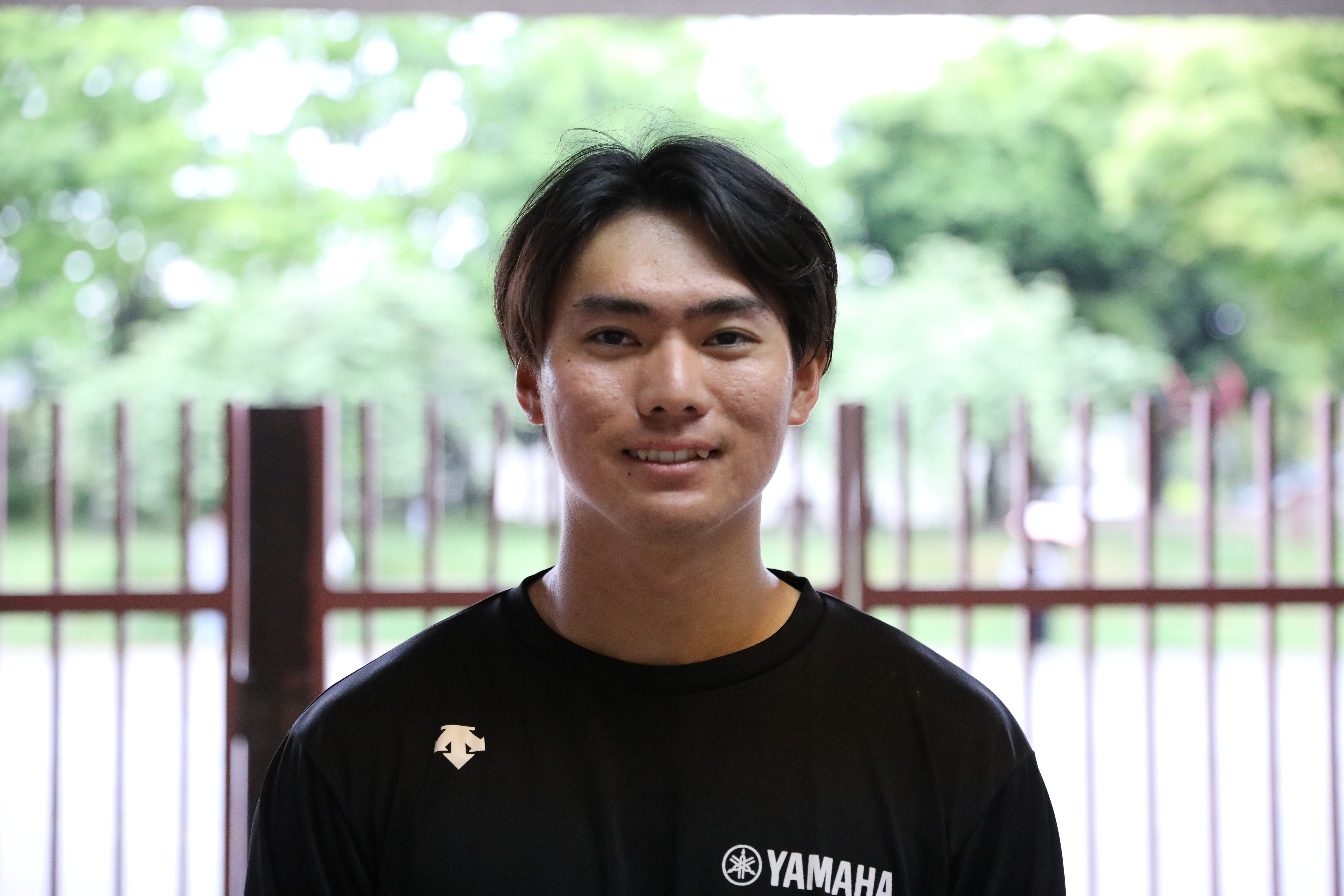 [ 画像 ] 3回に逆転のタイムリー3塁打を放った西村選手「自分のミスで先制されたので取り返せて良かったです。 明日優勝できるようにチーム全員で頑張ります！」