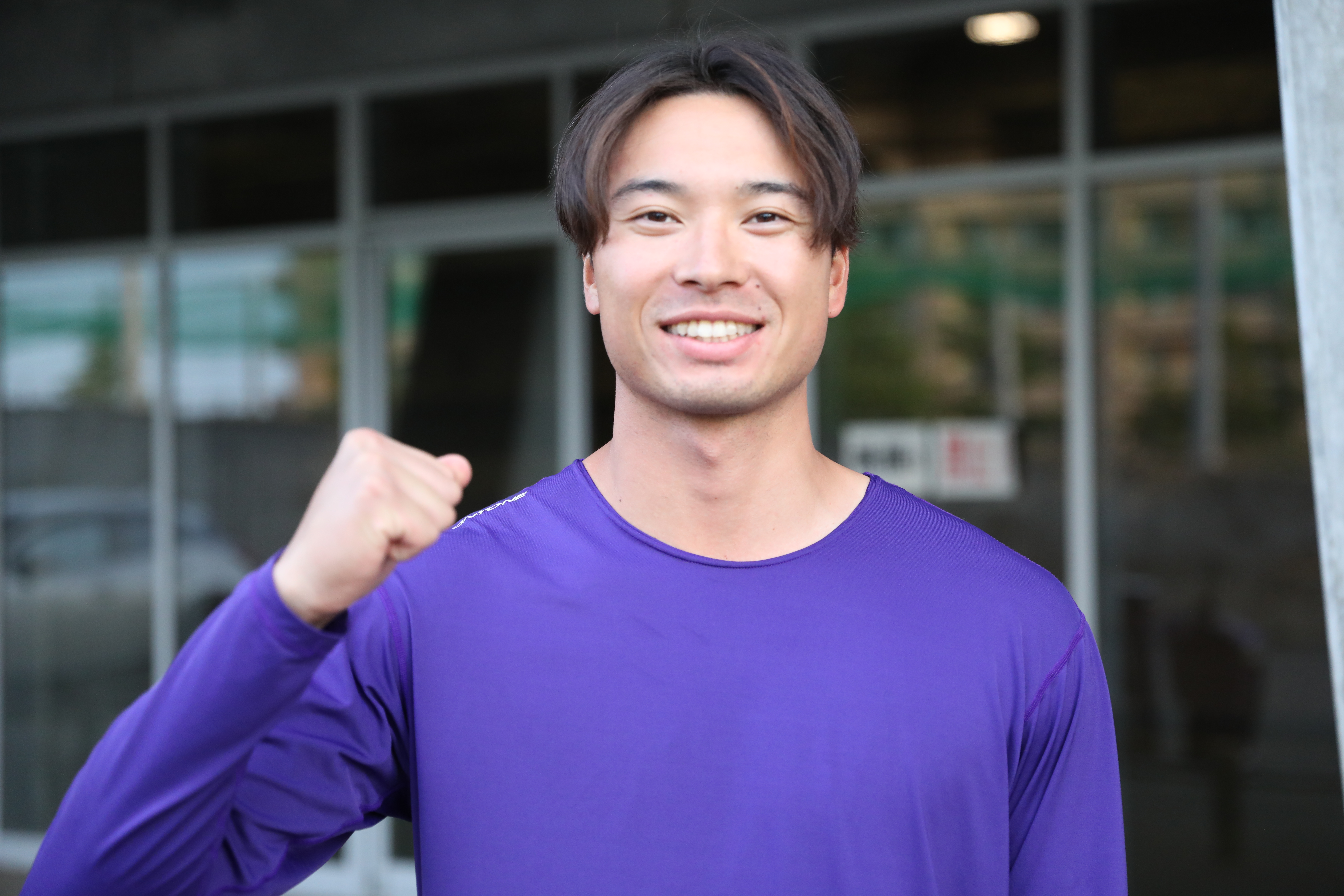 [ 画像 ] 2番手で登板して無失点の佐藤大善投手「気持ちを全面に出して投げることが出来ました！ 準決決勝に向けてしっかり準備します！」