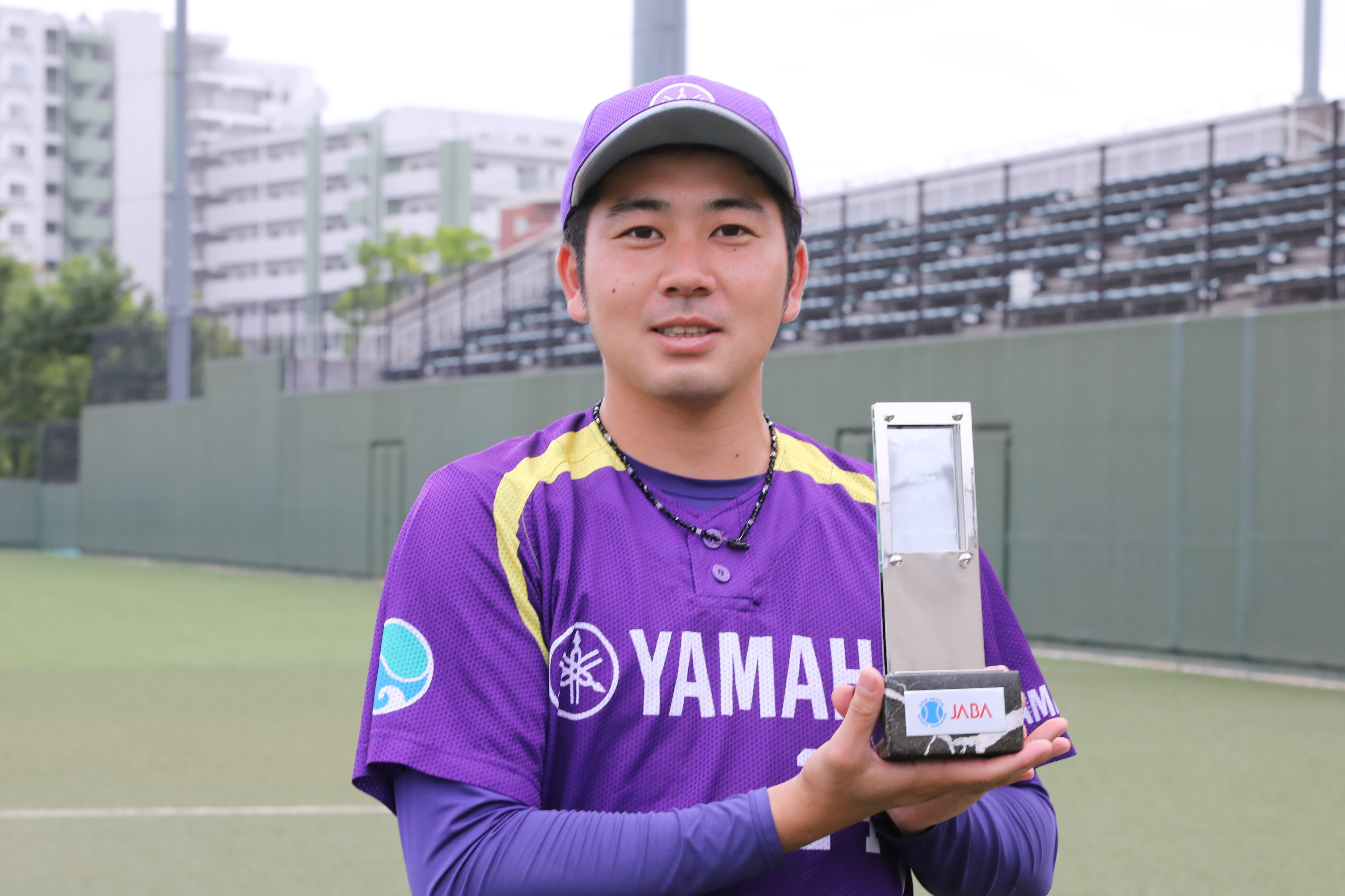 [ 画像 ] 先発して１失点完投の佐藤廉投手「優勝できて本当に嬉しいです。これからも常勝軍団目指して頑張っていきます。」