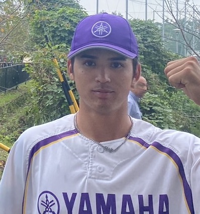 [ 画像 ] 沢山投手：真っ直ぐでガンガン押して良さを出すことが出来て良かったです。 優勝できるよう頑張ります！