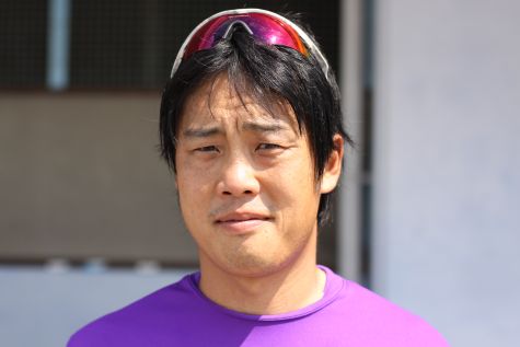 [ 画像 ] 佐藤選手：１回は犠牲フライを打つつもりで振ったが体がよく反応してホームランになった。次も勝つしかない。