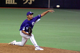 [ 画像 ] 先発して4回まで好投した石井投手。