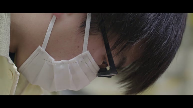 [ 画像 ] グランドピアノができるまで 03. フレーム合わせと張弦