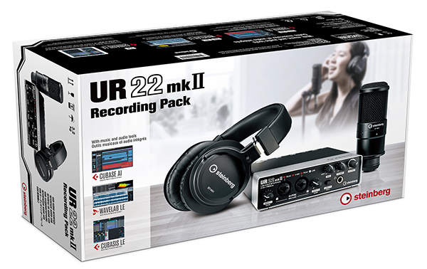 [ 画像 ] スタインバーグ ハードウェア バンドルパッケージ 『UR22mkII Recording Pack』 オープンプライス 11月下旬発売