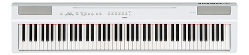 [ 画像 ] ヤマハ 電子ピアノ『P-125WH』　価格＝オープンプライス