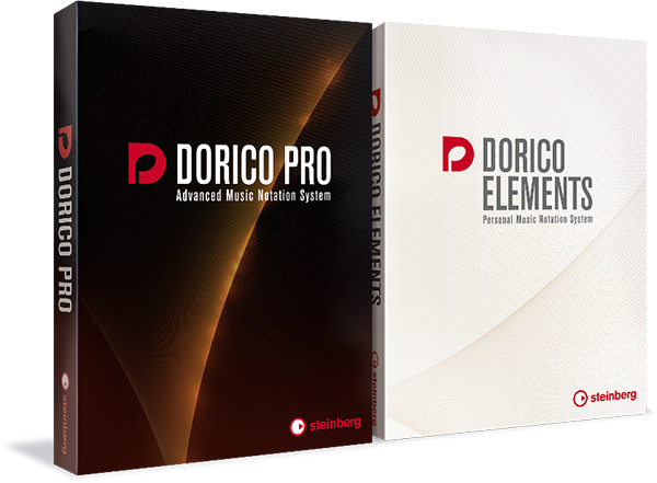 [ 画像 ] スタインバーグ ソフトウェア 『Dorico Pro』（左）　『Dorico Elements』（右） オープンプライス 5月31日発売