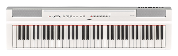 状態は良い  ホワイト　88鍵盤　2018年製　取扱説明書 ヤマハ　電子ピアノ　P-125 鍵盤楽器