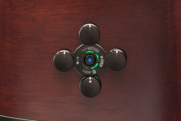 [ 画像 ] 側板に設置されたボタン。エフェクトやループ、チューニングなどの操作が行える
