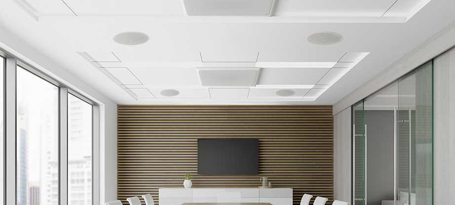 [ 画像 ] 遠隔会議用ワンストップサウンドソリューション『ADECIAシーリングソリューション』