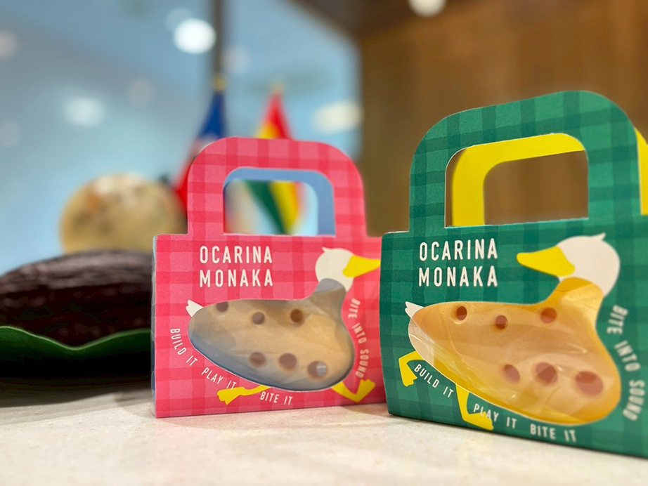 [ 画像 ] ワークショップで制作するオカリナモナカ