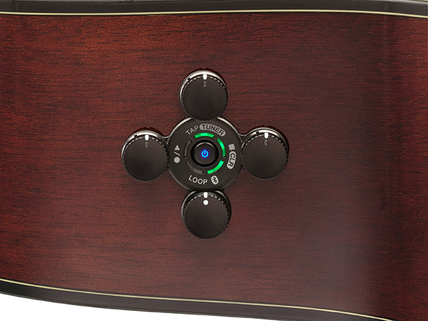 [ 画像 ] 側板に設置されたボタン。エフェクトやループ、チューニングなどの操作が行える