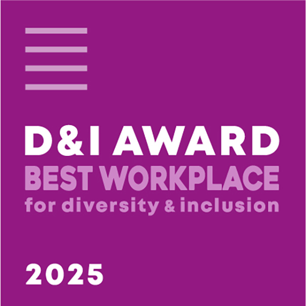 [ 画像 ] 「D&I AWARD 2025」ベストワークプレイス認定ロゴマーク
