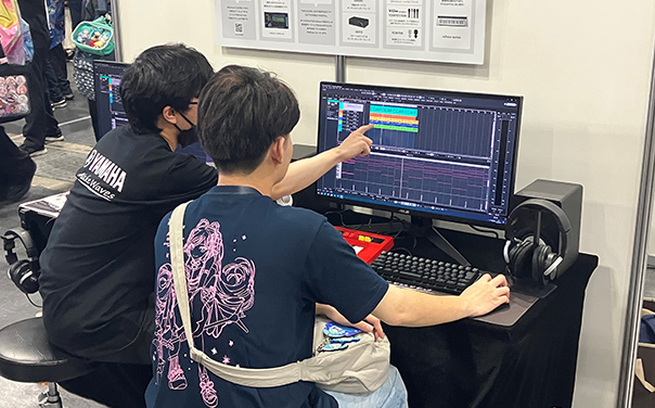 [ 画像 ] 昨年のはじめてでもできるボカロDTM体験コーナーの様子