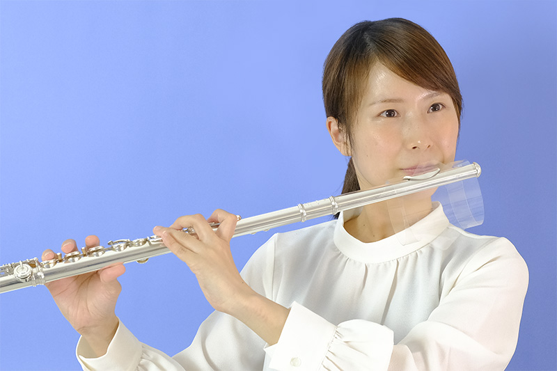 [ 画像 ] フルート・リコーダー用飛沫防止アイテム