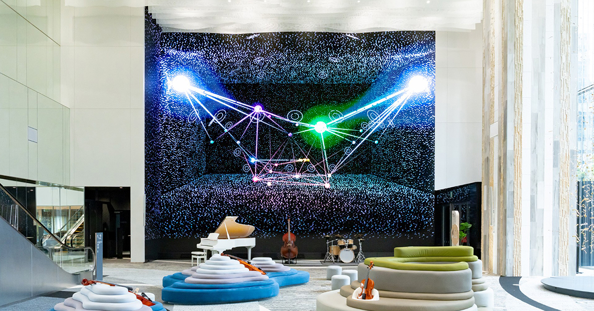 第一線で活躍する4名のアーティストによる作品が完成 音楽没入体験