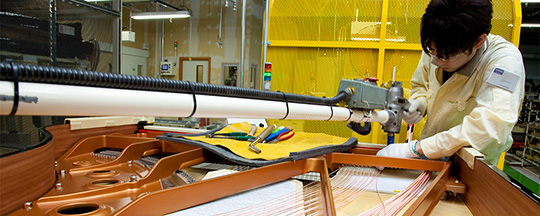 [ サムネイル ] ピアノ工場見学 再開のご案内