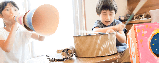 [ サムネイル ] 楽器工作　つくろう、ならそう！