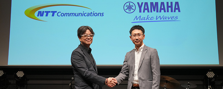[ サムネイル ] 0.1秒の低遅延転送で双方向ライブビューイングを実現―NTT Comとヤマハが共同開発、「GPAP over MoQ」記者発表会を開催