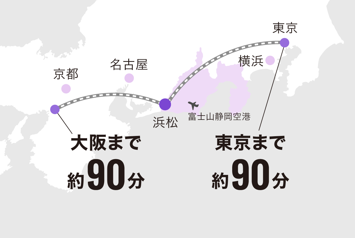 [画像] 「日本の真ん中」だからアクセス快適
