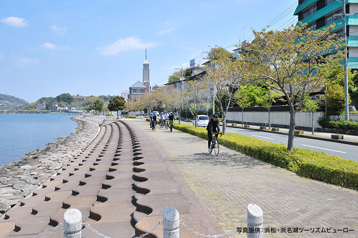 [画像] 浜名湖ベイストリート（サイクリングロード）