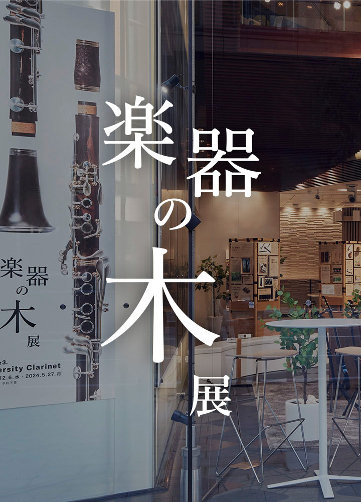 「楽器の木」展