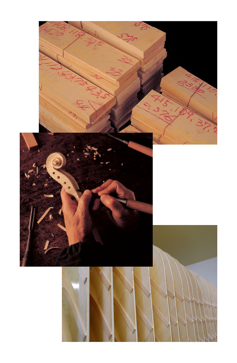 [写真] 楽器づくりのための木材