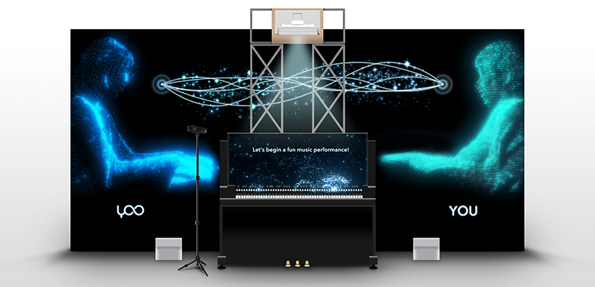 共奏インスタレーション「Duet with YOO」 図解