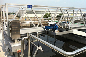 [写真] 廃水を冷却水などに再利用（杭州ヤマハ）