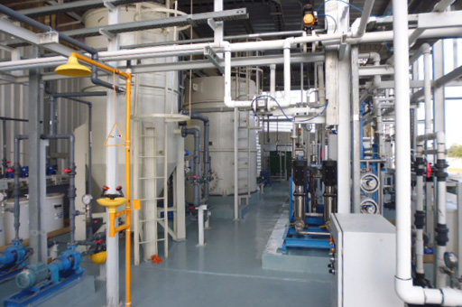 [写真] 工程廃水を100%再利用（ヤマハ・ミュージック・インディア）